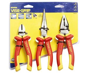 Irwin 10505519 Vise-Grip VDE Combination Pliers Set of 3