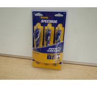 IRWIN 10506627 3pc SPEEDBOR BLUE 6X GROOVE WOOD AUGER DRILL BIT SET