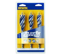 Irwin 10506627 6X Blue Groove Wood Drill Bit, 3 Pieces