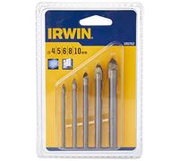 Irwin® 10507912 Glass & Tile Drill Bit Set Of 5