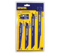 Irwin 11-Piece Bi-Metal Reciprocating Blade Set For Versatile Cutting Applications