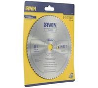 Irwin 11820ZR 6-1/2-Inch 140 Tooth TFG Plastic, Plywood, and Veneer Cutting Saw Blade with 5/8-Inch Arbor