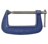 Irwin 1193 Record 119 Medium-Duty Forged G Clamp, 75mm