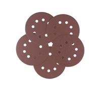IRWIN 125mm Sanding Disc Set, 5 Piece in Red Irwin Red
