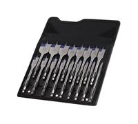 Irwin Tools Flat Bit Set XMS23FBIT17 – 17-Piece 4X Blue Groove