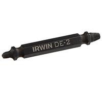 IRWIN 1876222 Impact Performance Series Grip Double-Ended Screw Extractor Insert Bit, De-2