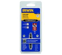 IRWIN 1876223 Impact Performance Series Grip Double-Ended Screw Extractor Insert Bit, De-3
