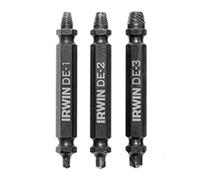 IRWIN 1876224 Impact Performance Series Grip Double-Ended Screw Extractor Insert Bits, 3-Piece
