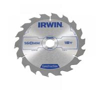 Irwin® 1897191 Construction Circular Saw Blade 160 X 20Mm X 18T Atb