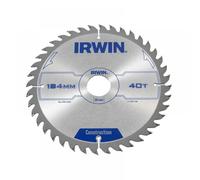 Irwin ATB Construction Circular Saw Blade 184mm 40T 30mm