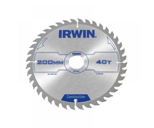 Irwin® 1897202 Construction Circular Saw Blade 200 X 30Mm X 40T Atb