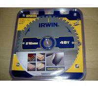 Irwin® 1897396 Construction Mitre Circular Saw Blade 216 X 30Mm X 48T Atb/Neg