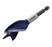 IRWIN 1921930 6X Blue Groove Stubby Wood Bit 14 mm x 4-Inch