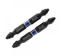 Irwin 1923375 Impact Double Ended Screwdriver Bits PH2 60mm Pack of 2