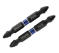 Irwin 1923375 Impact Double-Ended Screwdriver Bits Phillips Ph2 60mm (Pack 2) Irw1923375