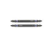 Irwin 1923407 Impact Double Ended Screwdriver Bits PZ1 100mm Pack of 2