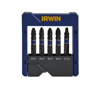 Irwin Phillips/Pozi/TORX Impact Screwdriver Pocket Bit Set, 5 Piece IRW1923433