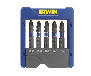 Irwin® 1923435 Pozidriv Impact Screwdriver Pocket Bit Set 5 Piece