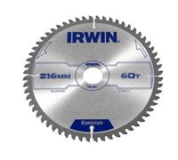 IRWIN IRW1907777 216 x 30mm 60-Teeth Professional Circular Saw Blade - Aluminium