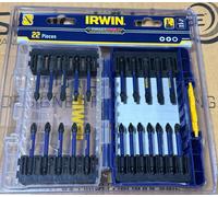 Irwin 22 Piece Impact Pro Performance Screwdriver Drill Bit Set