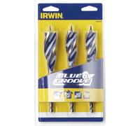 Irwin 6x Blue Groove Wood Drill Bit Set of 3 IRW10506627
