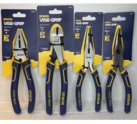 IRWIN 4 Pieces Plier Set Combination Plier/Cutting Plier/ Long Nose & Bent Nose
