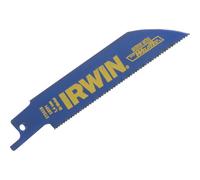 Irwin 418R Reciprocating Saw Blades for Metal 100mm Pack of 5