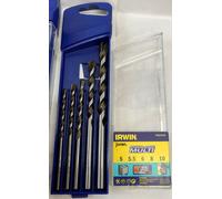 Irwin® 10501939 Cordless Multi-Purpose Drill Bit Set 5 Piece 5-10Mm