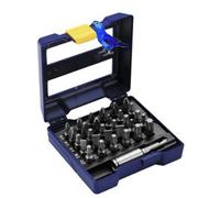 Irwin ASSORTED Screwdriver Bit Set 30 x 25mm Bits With Bit Holder & Case 1868251