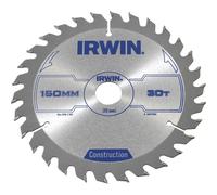 Irwin ATB Construction Circular Saw Blade 150mm 30T 20mm