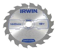 Irwin® 1897191 Construction Circular Saw Blade 160 X 20Mm X 18T Atb
