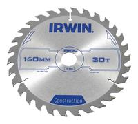Irwin ATB Construction Circular Saw Blade 160mm 30T 20mm