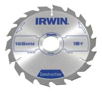 Irwin ATB Construction Circular Saw Blade 165mm 18T 30mm