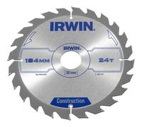 Irwin ATB Construction Circular Saw Blade 184mm 24T 30mm