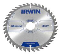 Irwin® 1897198 Construction Circular Saw Blade 184 X 30Mm X 40T Atb