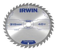 Irwin ATB Construction Circular Saw Blade 315mm 40T 30mm