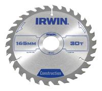 IRWIN IRW1897194 165 x 30mm 30-Teeth Circular Saw Blade with ATB Tooth Grind