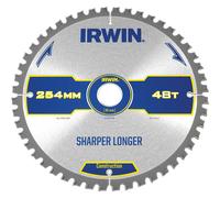 Irwin® 1897428 Construction Mitre Circular Saw Blade 254 X 30Mm X 48T Atb/Neg