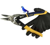 IRWIN Aviation Tin Snips Straight Cut Precision Formed 250mm IRW10504311