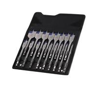 IRWIN Blue Groove 4X Flat Bit Set, 17 Piece in Silver Irwin Silver