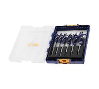 IRWIN Blue Groove 6x Wood Bit Set, 6 Piece Irwin Multicolor