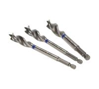 Irwin® Blue Groove Wood Power Bit Set, 3 Piece