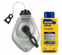 IRWIN Chalk Reel Set 30m & Blue Chalk 113g Strait-Line STL10507684