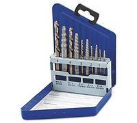 IRWIN HANSON Spiral Extractor and Drill Bit Set, 10 Piece, 11119