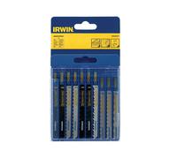 IRWIN - HCS/HSS T-Shank Jigsaw Blade Set, 10 Piece