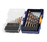 HSS Cobalt Drill Bit Set, 15 Piece