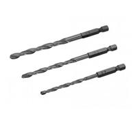 Irwin Hss Drill Bit Hex Shank Bits Multi Colour (Set, 3 Piece)