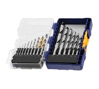 Irwin Hss Pro Drill Bit Set 15 Piece, Blue