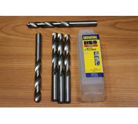 IRWIN HSS Pro Drill Bits Bulk Pack (5) 10.5mm OL:133mm WL:87mm IRW 10502336