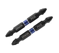 IRWIN Impact Double-ended Screwdriver Bits Phillips Ph2 60mm (pack 2) Irwin Multicolor